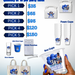 Custom Party favors (pick 5)