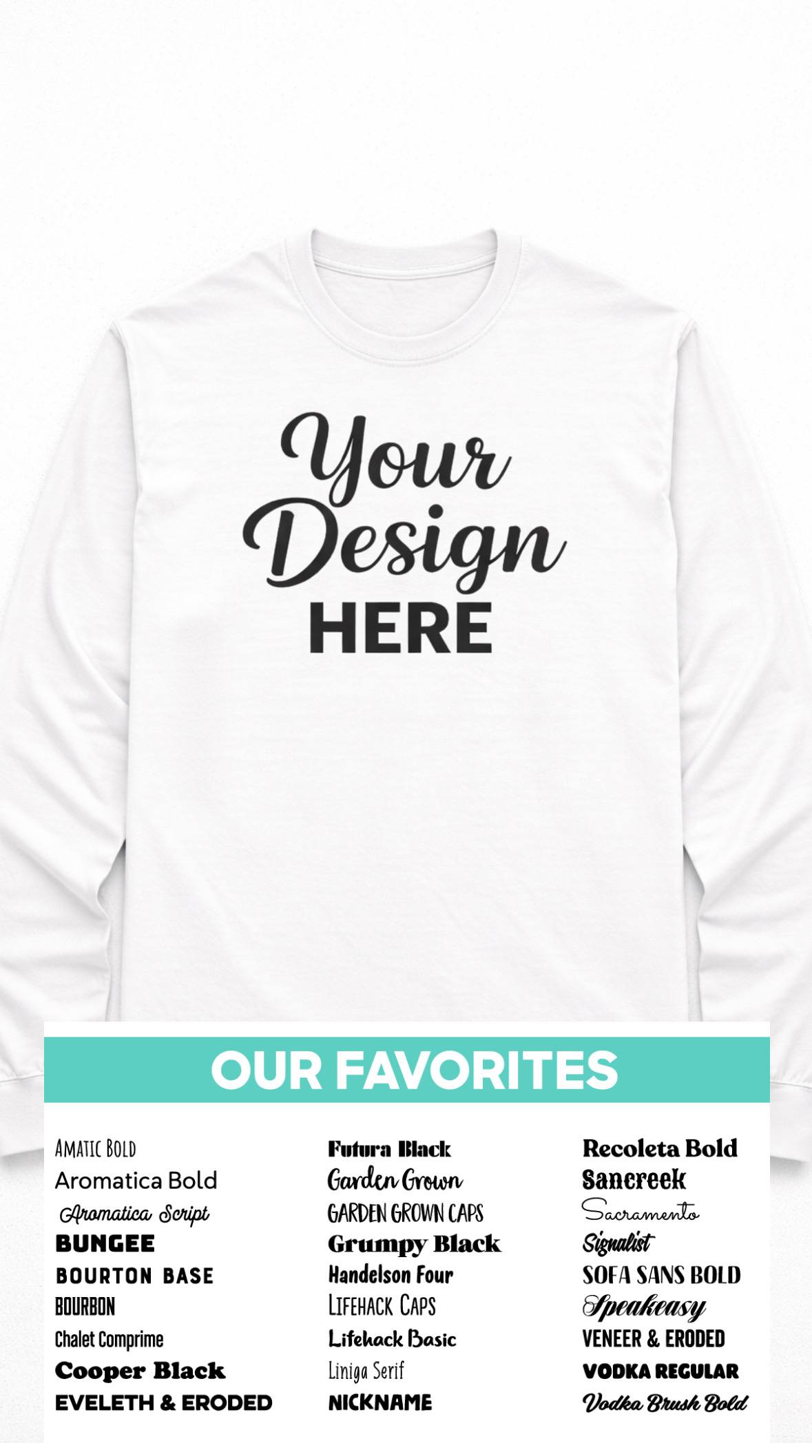 Custom Long Sleeve shirt